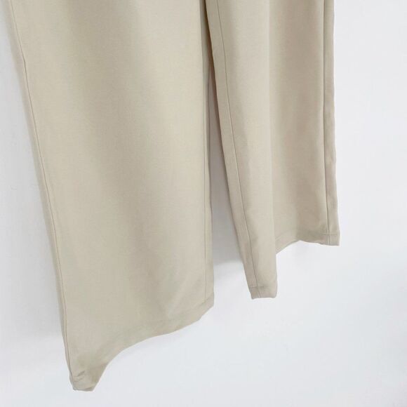 4th Reckless Archer Asymmetric Trousers High Waisted Beige Women's S NEW - Picture 4 of 8